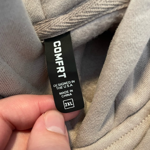 Comfrt Hoodie & Sweatpants Set - Color: Bark - Picture 3 of 7